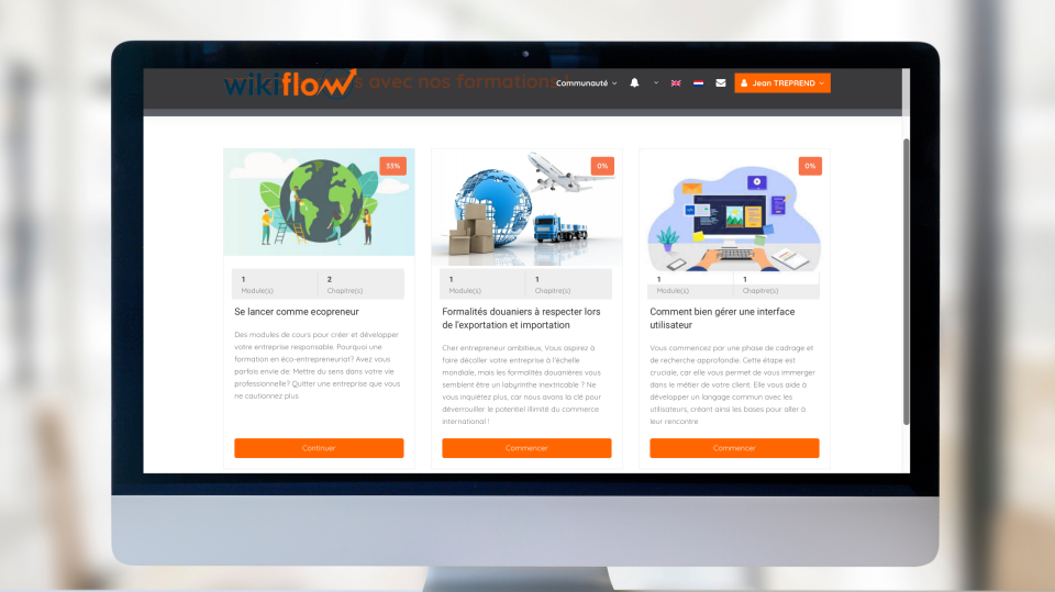 Créez vos parcours E-learning